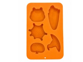 Molde silicona 5 figuras grandes Halloween